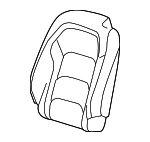 84862718 - : Black Driver Seat Back Cover for Chevrolet: Camaro Image