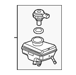 8K0611301A - Body: Reservoir for Audi: A4, A4 Quattro, A5, A5 Quattro, A6, A6 Quattro, A7 Quattro, A8 Quattro, allroad, Q5, RS5, RS7, S4, S5, S6, S7, S8, SQ5 Image
