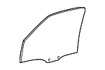 1F6058510 - Body: Door Glass for Mazda Image