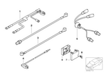 12421733931 - Engine Electrical System: Positive Cable for BMW Image