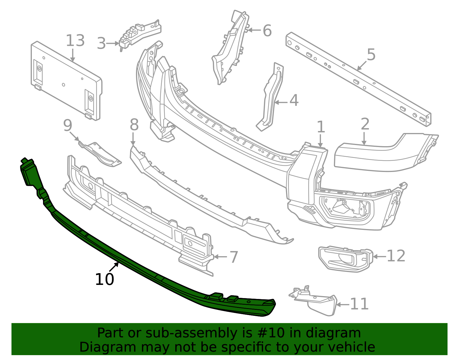 N1WZ-17626-AC - Lower Deflector 2024-2025 Ford Ranger | Ford Parts