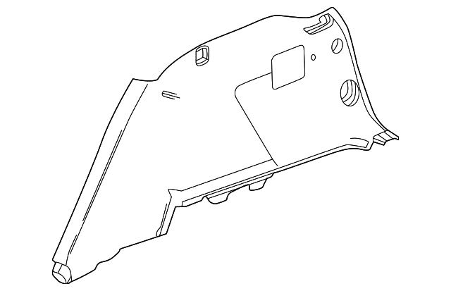 2018-2024 Chevrolet Equinox Upper Quarter Trim 84465166 GM ...