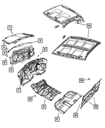 68370296AA - Interior Trim: Dash Panel Insulation for Mopar Image