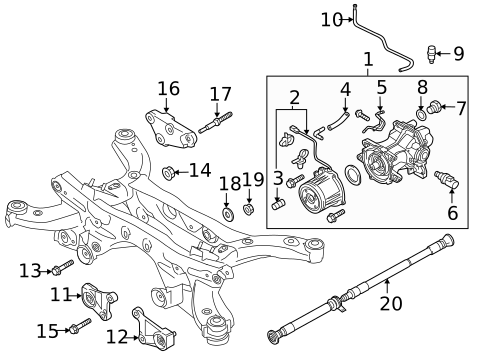 Axle & Differential for 2018 Mazda CX-5 #0