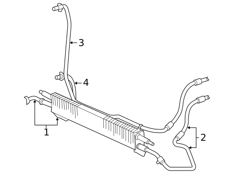Trans Oil Cooler for 2005 Ford Freestar #0