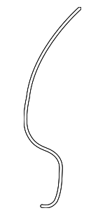 76813TVAA01 - Body: Washer Hose for Honda: Accord Image