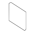 873752W000 - Body: Finish Panel Pad for Hyundai Image