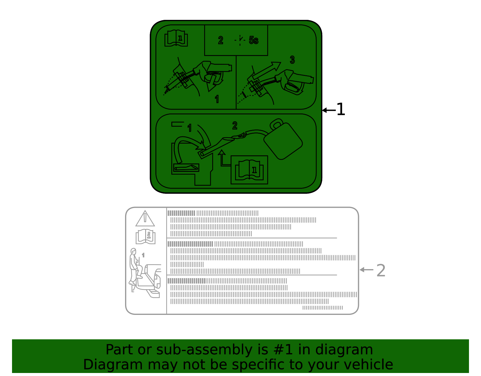 2016-2023 Ford F-150 Fuel Information Label FU5Z-9A095-A | QuirkParts