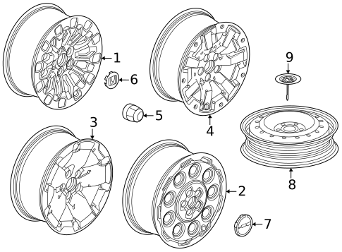 Wheel for 2026 Honda Passport #0