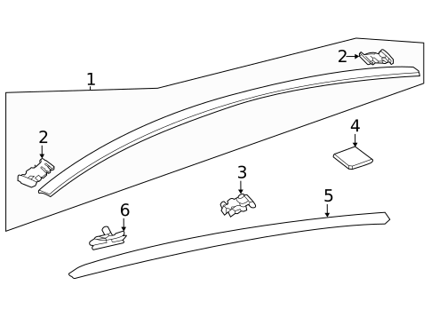 Exterior Trim - Roof for 2023 Toyota GR Supra #0
