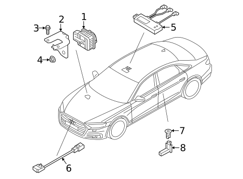 Alarm System for 2021 Audi e-tron Quattro #0