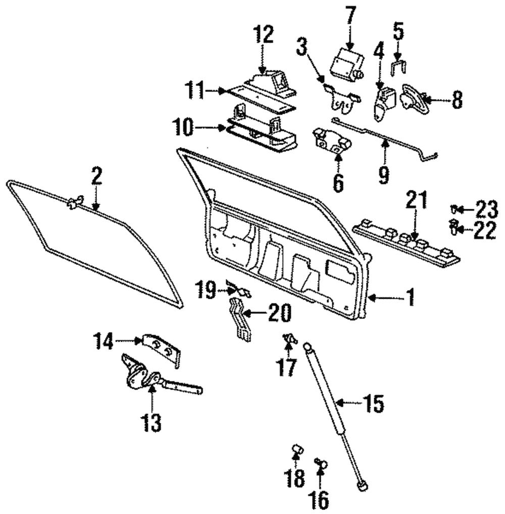 Trunk Lock Actuator Motor - BMW (67-11-8-360-225)