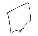 68231942AA - Body: Door Glass for Chrysler: Pacifica, Voyager Image