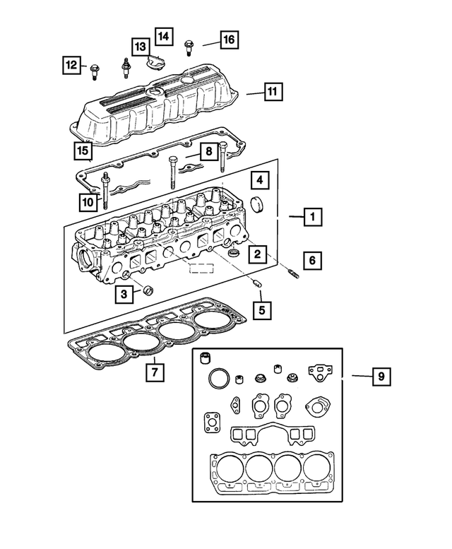 5093783AA - : Cylinder Head Cover for Mopar Image