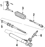 7847368 - Steering: Outer Tie Rod for Buick: Reatta, Riviera | Cadillac: Allante, Eldorado, Seville | Oldsmobile: Toronado Image