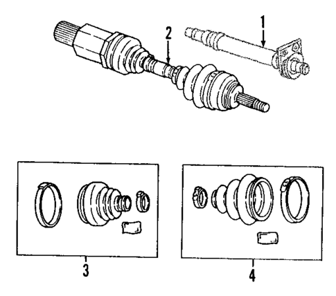 Axle Shafts & Joints for 2006 Chrysler PT Cruiser #0