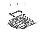 7L0803261C - Body: Rear Floor Pan for Volkswagen: Touareg Image