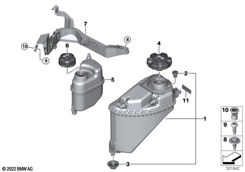 Expansion Tank for 2025 BMW XM #0