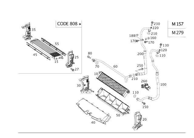 2225000005 - : Oil Line for Mercedes-Benz Image