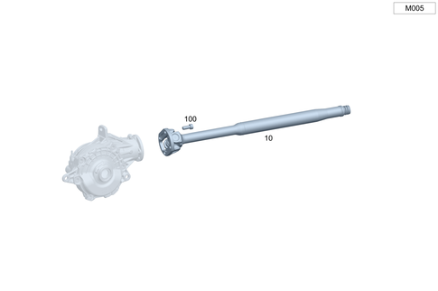 Front Axle Differential Propeller Shaft for 2026 Mercedes-Benz AMG GT 63 Pro #0