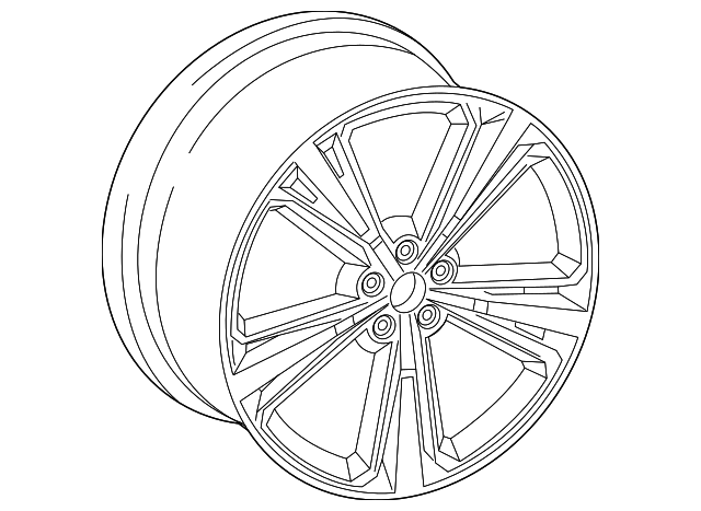 2024 Audi Wheel, Alloy 4M8-601-025-BP | OEM Parts Online