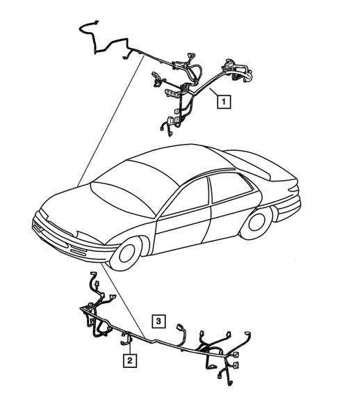 Wiring-Headlamp to Dash for 2002 Chrysler Concorde #0