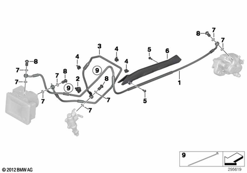 Brake Lines for 2018 BMW-Motorrad R 1250 RT #1