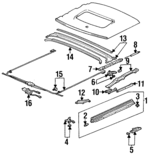 5862034710 - : Guide Rail Holder for Isuzu Image