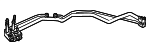 32289371 - HVAC: A/C Refrigerant Line Bracket for Volvo Image