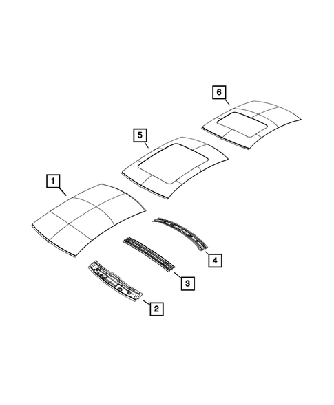Roof for 2015 Chrysler 200 #0