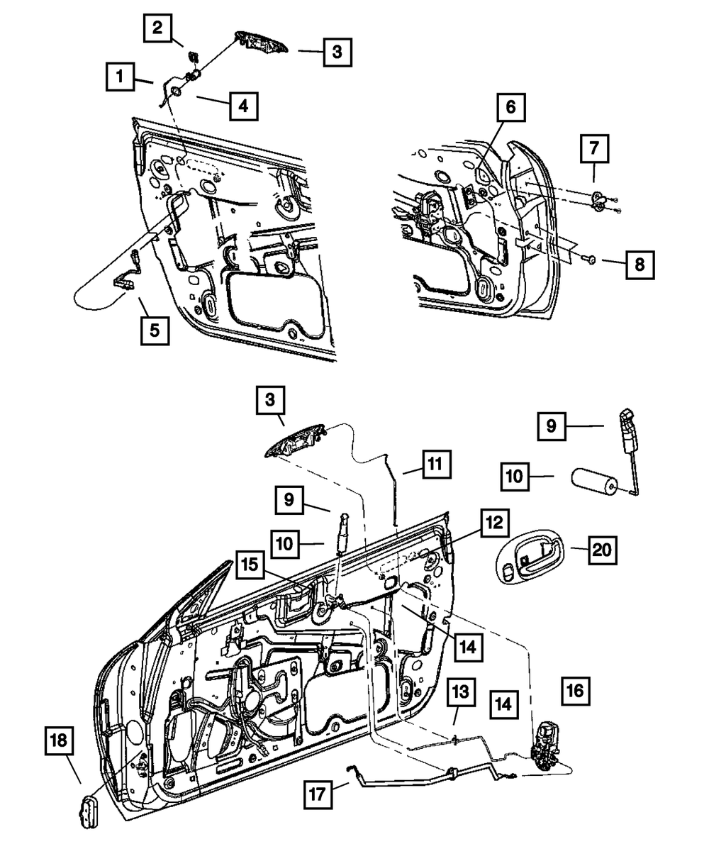 Crown 2583377 - Crown Automotive Lock Cylinder Retainer