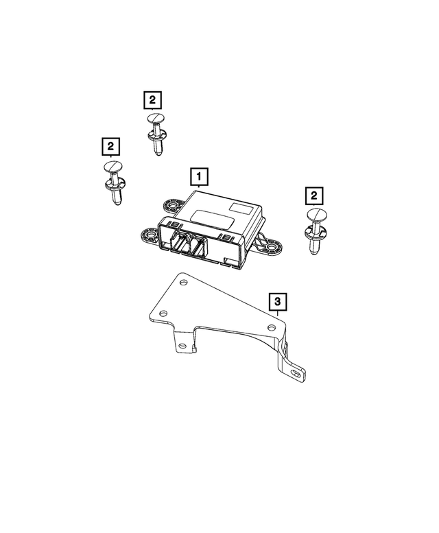 4896196AA - Electrical: Module Bracket for Mopar Image