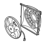64508372039 - HVAC: Fan Assembly for BMW: 318i, 318is, 318ti, Z3 Image
