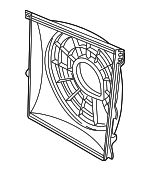64548363741 - HVAC: Shroud for BMW: 318i, 318is, 318ti, Z3 Image
