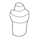 74829S84A00 - Body: Trunk Lid Stopper for Honda: Accord, Civic, Insight, S2000 Image