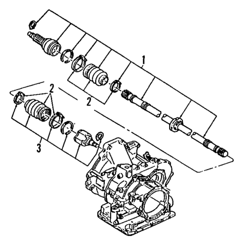Axle Shafts & Joints for 1989 Mercury Tracer #0