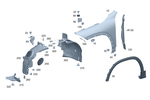 2438810200 - Bumper/Fender/Hood: Fender, Front for Mercedes-Benz: EQB 250+, EQB 300, EQB 350 Image