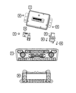 68630906AB - Air Conditioners and Heaters: A/c And Heater Module for Mopar Image