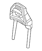 4M0881902BLRNW - Body: Headrest for Audi Image