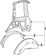 4604SB6730ZZ - Body: Inner Panel for Honda: Civic Image