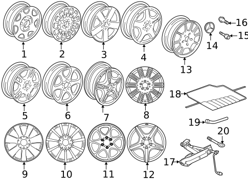 Wheels for 2009 Mercedes-Benz E320 #0