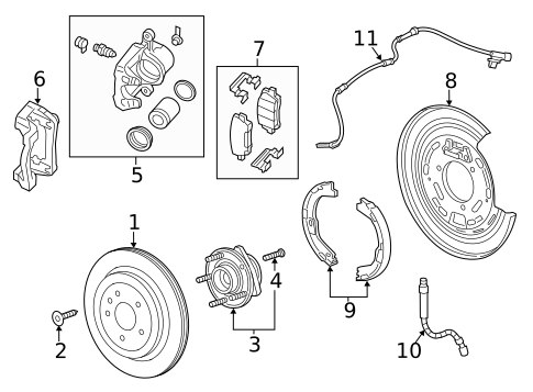 Brake Components for 2016 Cadillac ATS #3