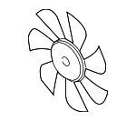 LFFM15140 - : Fan Blade - Passenger Side (RH) for Mazda: 5 Image