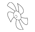 LFDV15140 - : Fan Blade - Driver's Side (LH) for Mazda: 5 Image