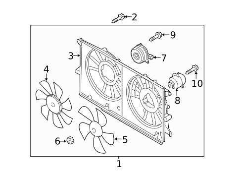 Cooling Fan for 2014 Mazda 5 #0