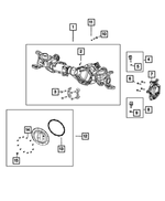68644724AA - Differential and Drive Line: Axle Housing for Mopar Image