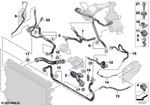 17125A0B515 - : Line, Charge Air Cooler Coolant Radiator for BMW Image