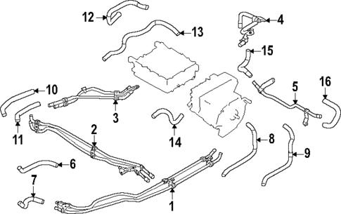 Inverter Cooling Components for 2023 Mitsubishi Outlander PHEV #0