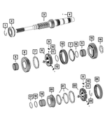 68330456AB - Transmission: Snap Ring for Jeep: Gladiator, Wrangler Image