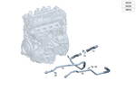 2562037700 - Cooling/Auxiliary Heating: Return Line for Mercedes-Benz Image